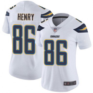 Los Angeles Chargers NFL Football Hunter Henry White Jersey Women Limited #86 Road Vapor Untouchable